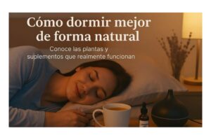 Cómo dormir mejor naturalmente: hábitos simples para un descanso profundo