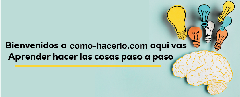 Bienvenido a como-hacerlo.com, un espacio creado para ayudarte a aprender