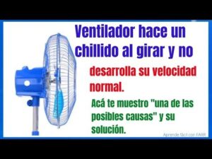 Cómo reparar un ventilador que no gira fácilmente