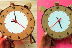 Cómo hacer un reloj casero paso a paso
